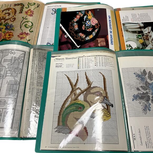 Lot of Cross Stitch & Needlework Magazines, Books, Crochet, Patterns, DMC Cards - Picture 5 of 6